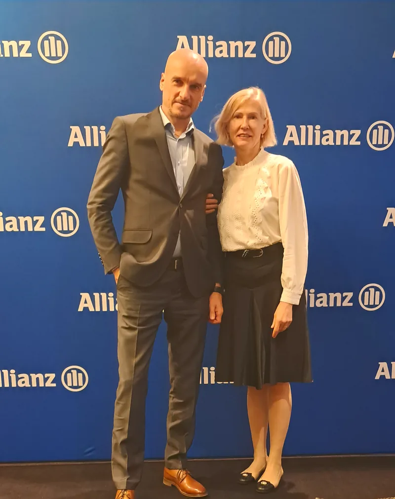Bożena Sapiega na gali Allianz