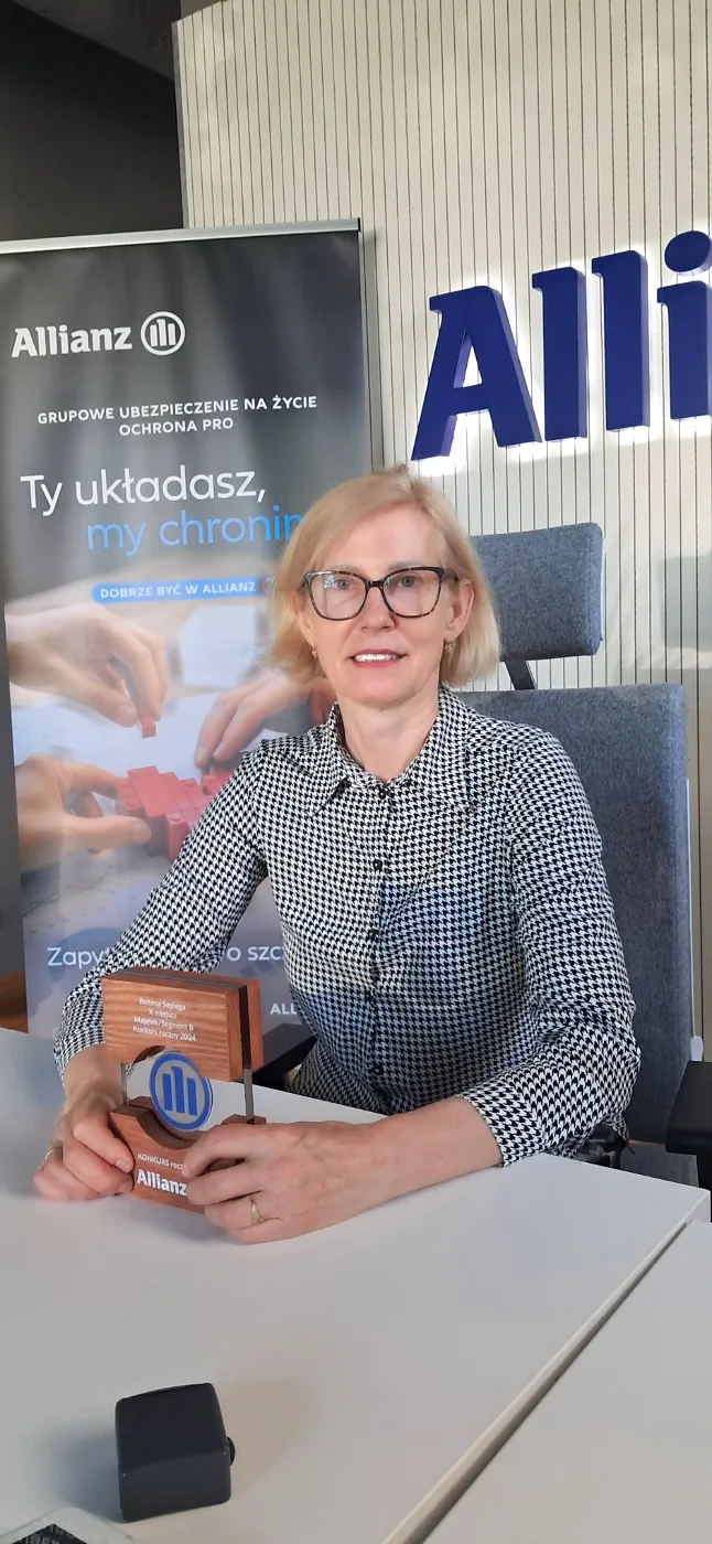 Bożena Sapiega z nagrodą Allianz